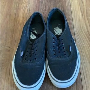 Vans black shoes